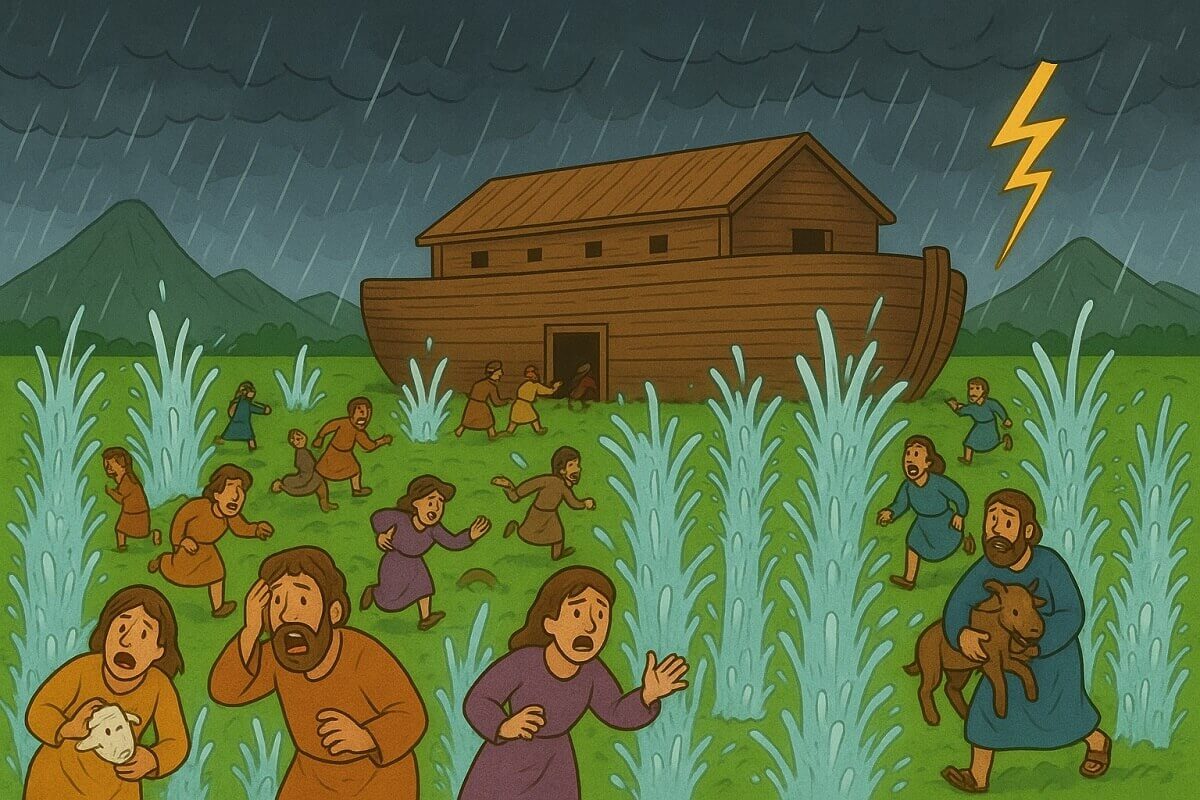 noah flood water source from underneath earth and rain noah flood water source from underneath earth and rain